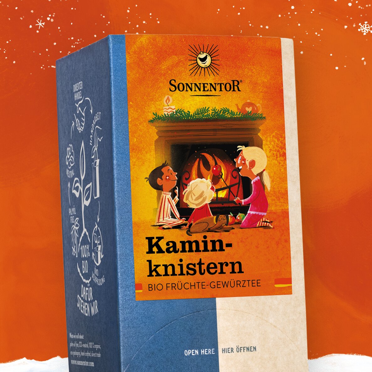 Sonnentor Bio Früchtetee Kaminfeuer 18 Beutel 45g