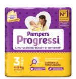Pampers Progressi Windeln Nr.3 Midi 4-9kg 27 Stück