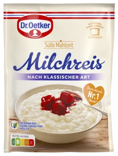 Dr. Oetker Süße Mahlzeit Milchreis 125g
