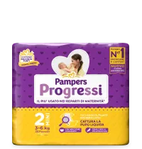 Pampers Progressi Windeln Nr.2 Mini 3-6kg 28 Stück