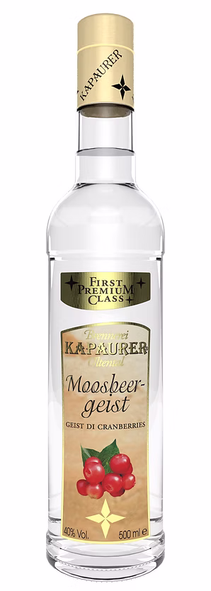Brennerei Kapaurer  First Premium Class Moosbeergeist 0,5l