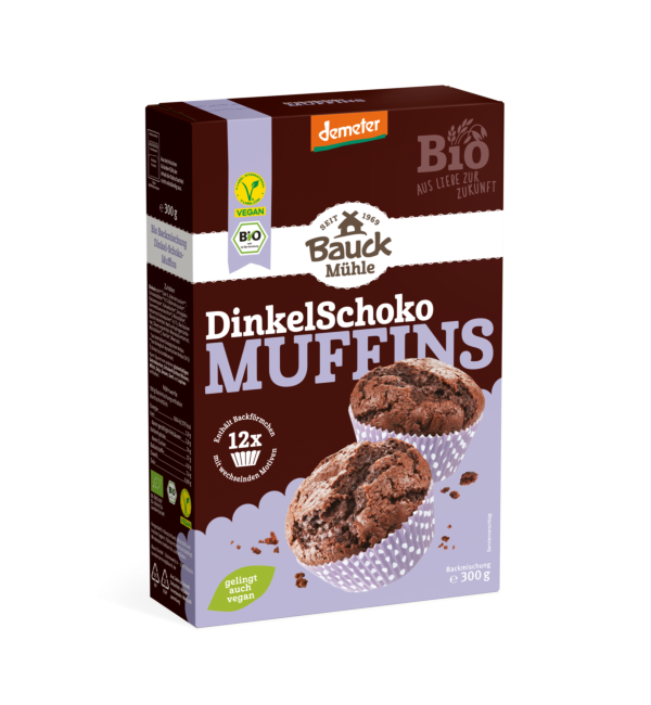 Bauck Mühle Backmischung Dinkel Schokomuffins 300g
