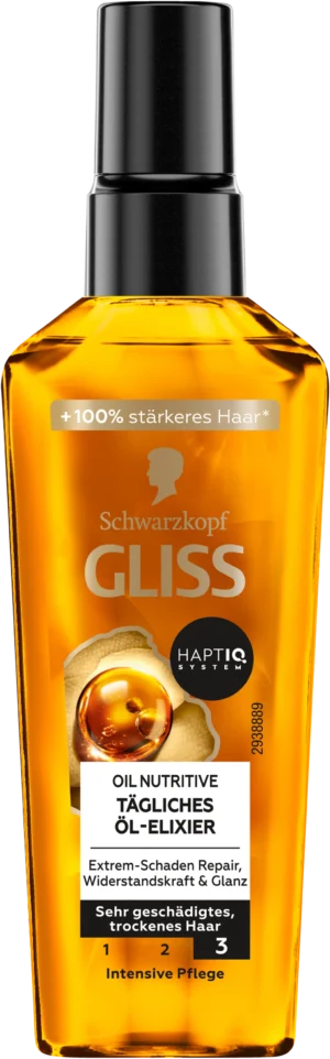 Schwarzkopf Gliss Oil Nutritive tägliches Öl-Elixier 200ml