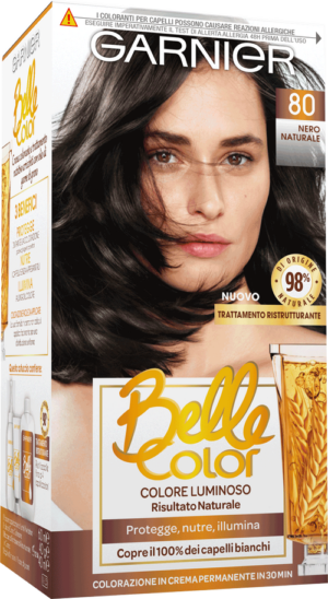 GARNIER Belle Color Haarfarbe Natürliches natürliches Schwarz Nr.80