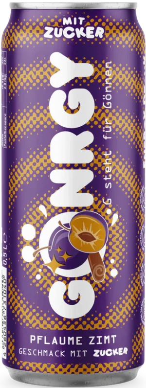 Gönrgy Energiedrink Pflaume Zimt 0,5l
