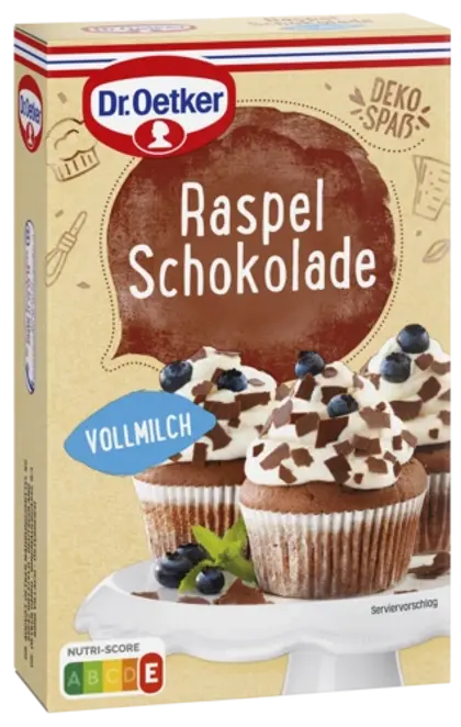 Dr. Oetker Raspel Schokolade Vollmilch 100g