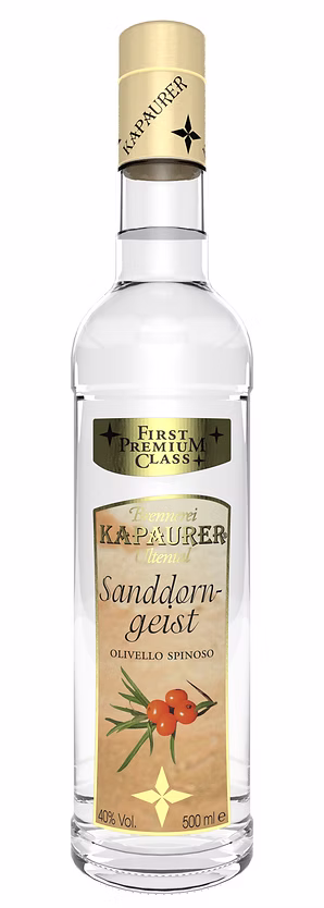 Brennerei Kapaurer First Premium Class Sanddorngeist 0,5l