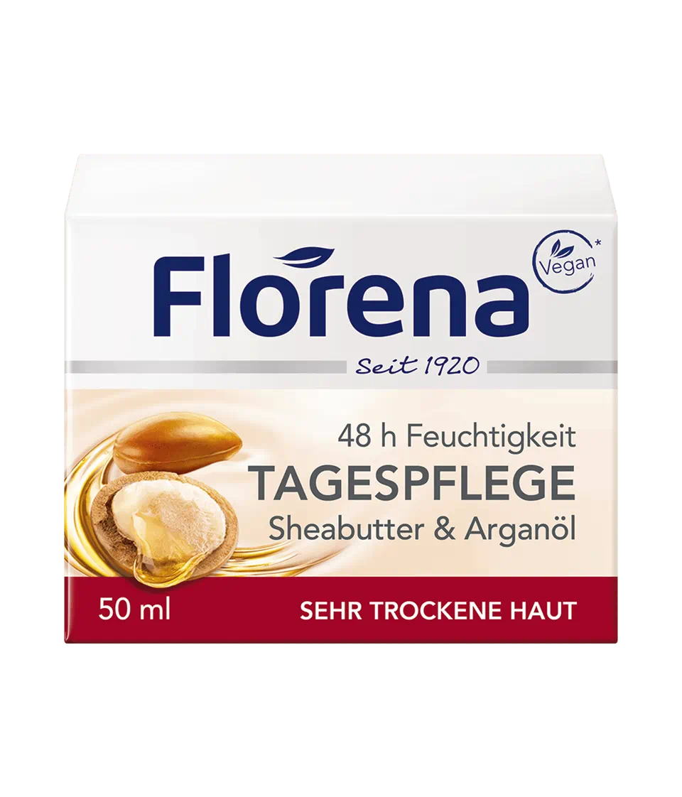 Florena Tagespflege Sheabutter&Arganöl für sehr trockene Haut 50ml