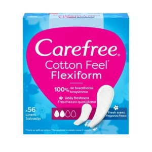 Carefree Cotton Feel Flexiform Slipeinlagen 56 Stück