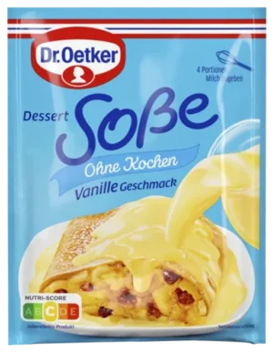 Dr. Oetker Dessert Soße mit Vanillegeschmack 39g