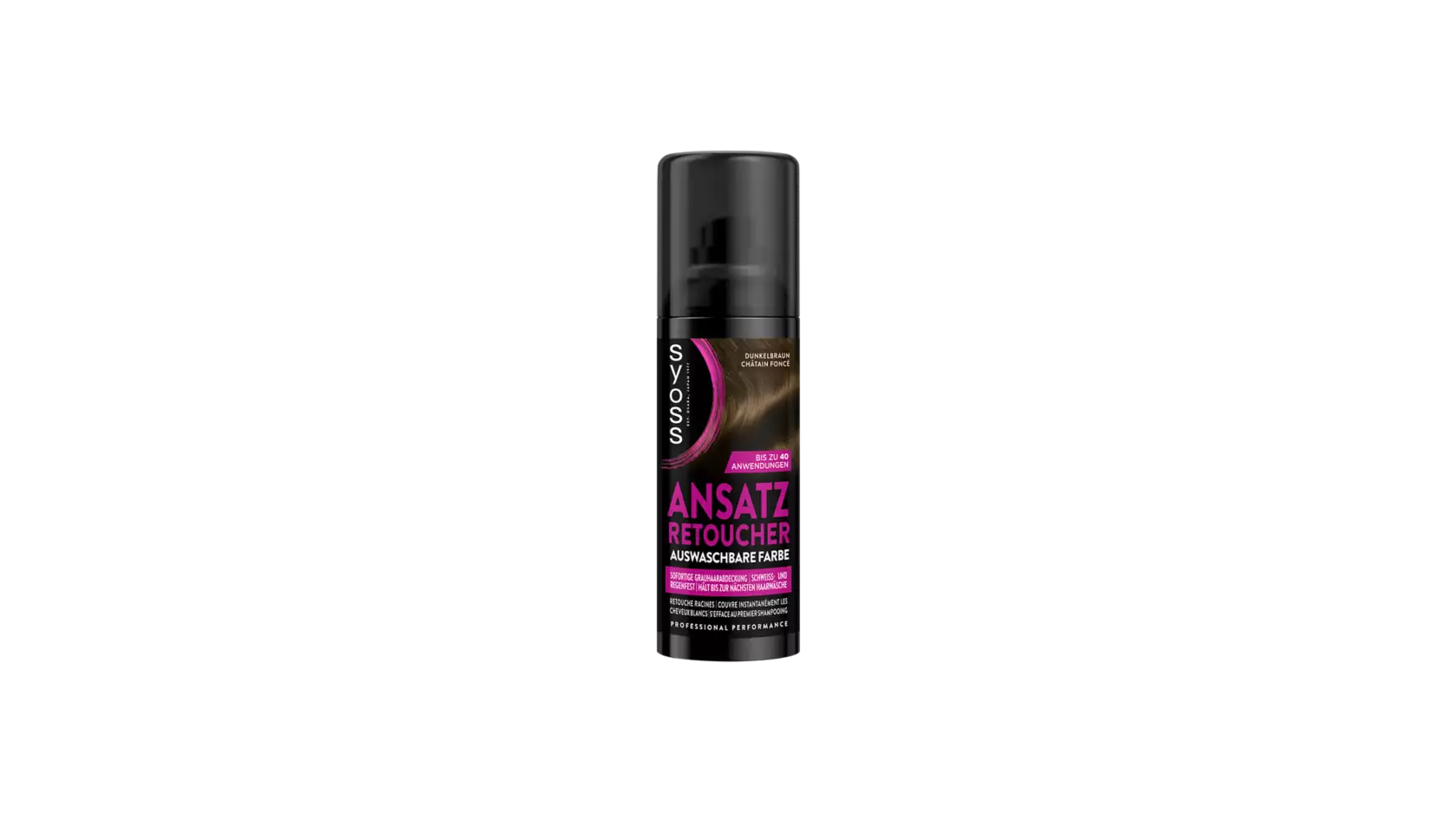 syoss Ansatz Retoucher Spray Braun 120ml