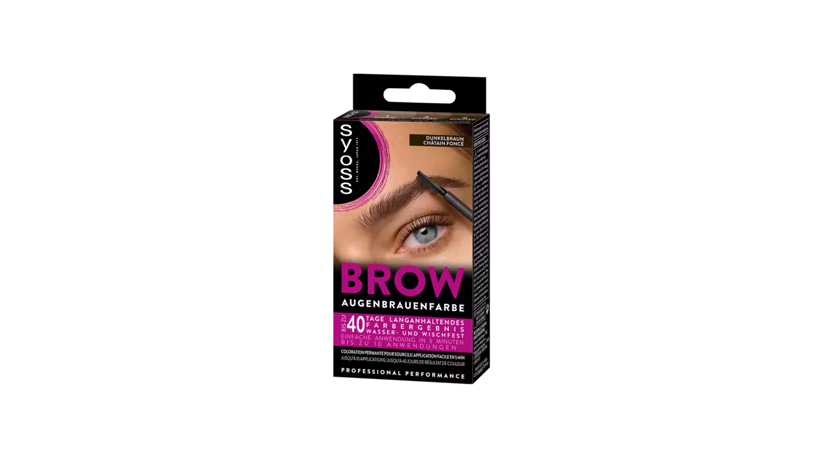 syoss Augenbrauenfarbe Dunkelbraun