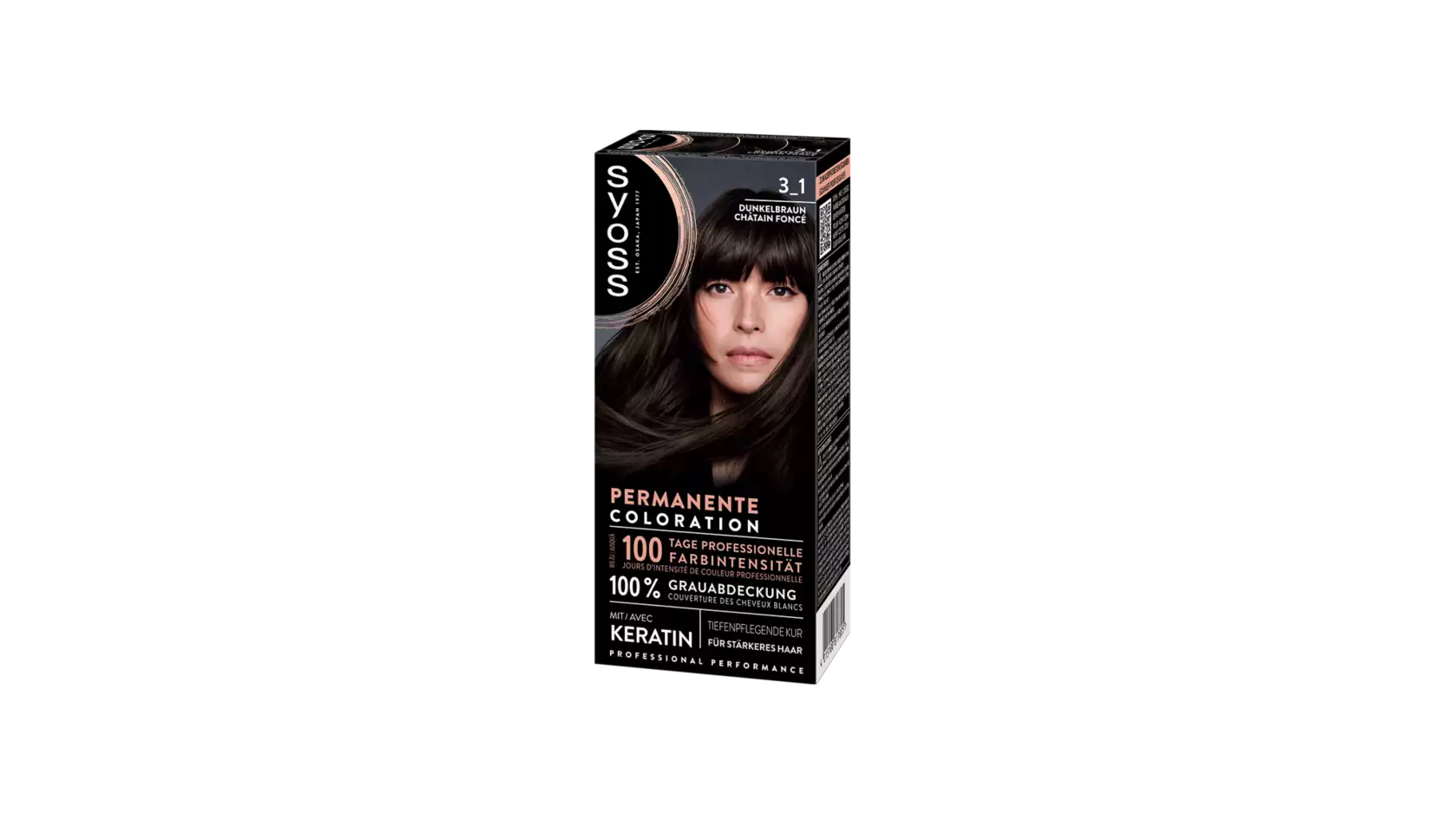 syoss Haarfarbe Dunkelbraun 3.1