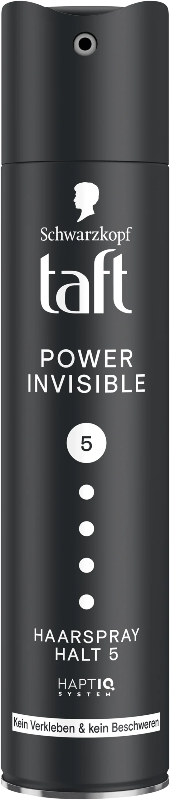 Schwarzkopf Taft Haarspray Power Invisible Halt 5 kein Verkleben& kein Beschweren 250ml