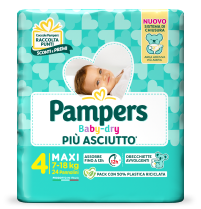 Pampers Baby Dry Windeln Nr.4 Groß 7-18kg 24 Stück