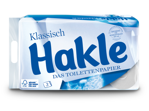 Hakel Toilettenpapier Klassisch 8 Rollen