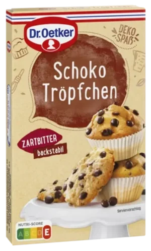 Dr. Oetker Schoko Tröpfchen Zartbitter 75g
