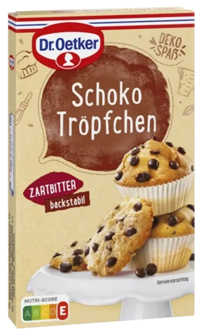 Dr. Oetker Schoko Tröpfchen Zartbitter 75g