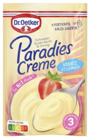 Dr. Oetker Paradies Creme Vanille Geschmack 60g
