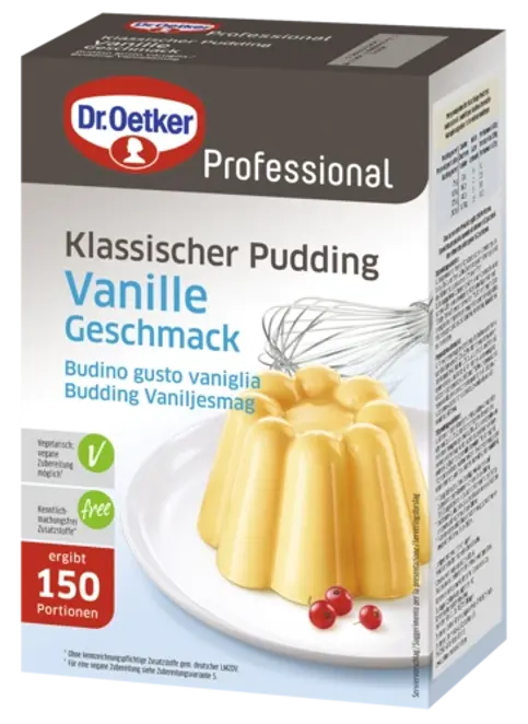 Dr. Oetker Klassischer Vanillepudding (ungesüßt) 1kg