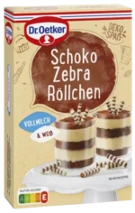 Dr. Oetker Schoko Zebraröllchen 75g
