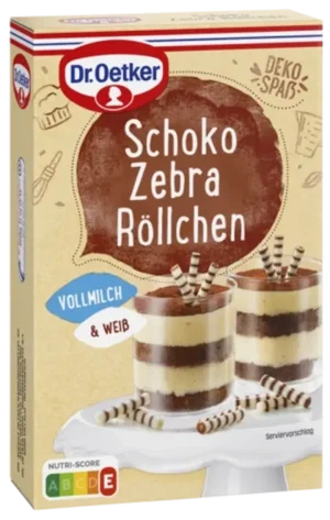 Dr. Oetker Schoko Zebraröllchen 75g