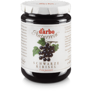 Dárbo Fruchtaufstrich Naturrein Schwarze Ribisel 450g