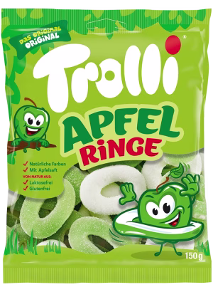 Trolli Saure Apfelringe 150g