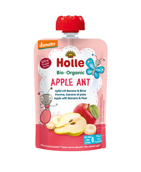 Holle Bio Babynahrung Quetschies Apple Ant 100g