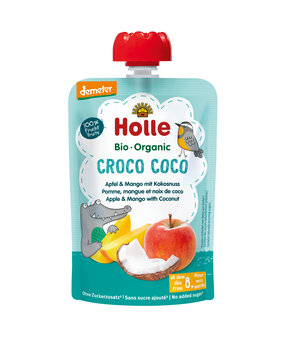 Holle Bio Babynahrung Quetschies Croco Coco 100g