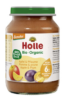 Holle Bio Babynahrung Apfel&Pflaume 190g