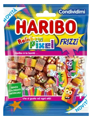 Haribo Rainbow Pixel Sauer 175g