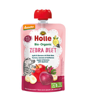 Holle Bio Babynahrung Quetschies Zebra Beet 100g