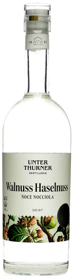 Destillerie Unterthurner Walnuss Haselnussgeist 0,5l