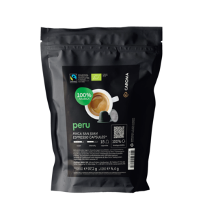 Caroma Kaffee Espresso Kapseln Peru Finca San Juan 97,2kg