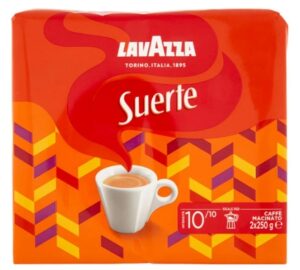 Lavazza Kaffee Suerte Röstung Nr.10/10 Gemahlen 2x250g