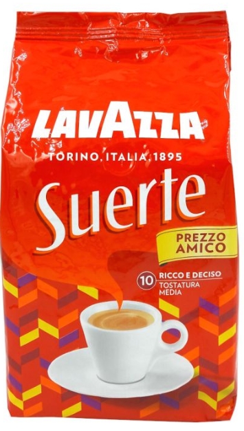 Lavazza Kaffee Suerte Röstung Nr.10/10 Bohnen 1kg