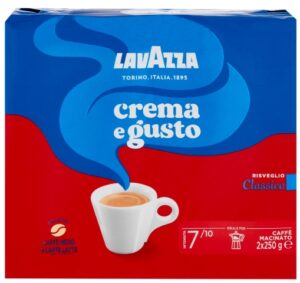 Lavazza Kaffee Espresso Crema e Gusto Classico Röstung Nr.7/10 gemahlen 2x250g