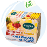 Viropa Bio-Kaltwasser Aufguss Himbeere&Ananas 15 Beutel 45g