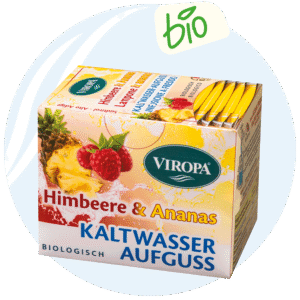 Viropa Bio-Kaltwasser Aufguss Himbeere&Ananas 15 Beutel 45g