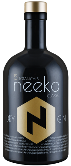 Neeka 5 Botanicals Classic Dry Gin 0,5l