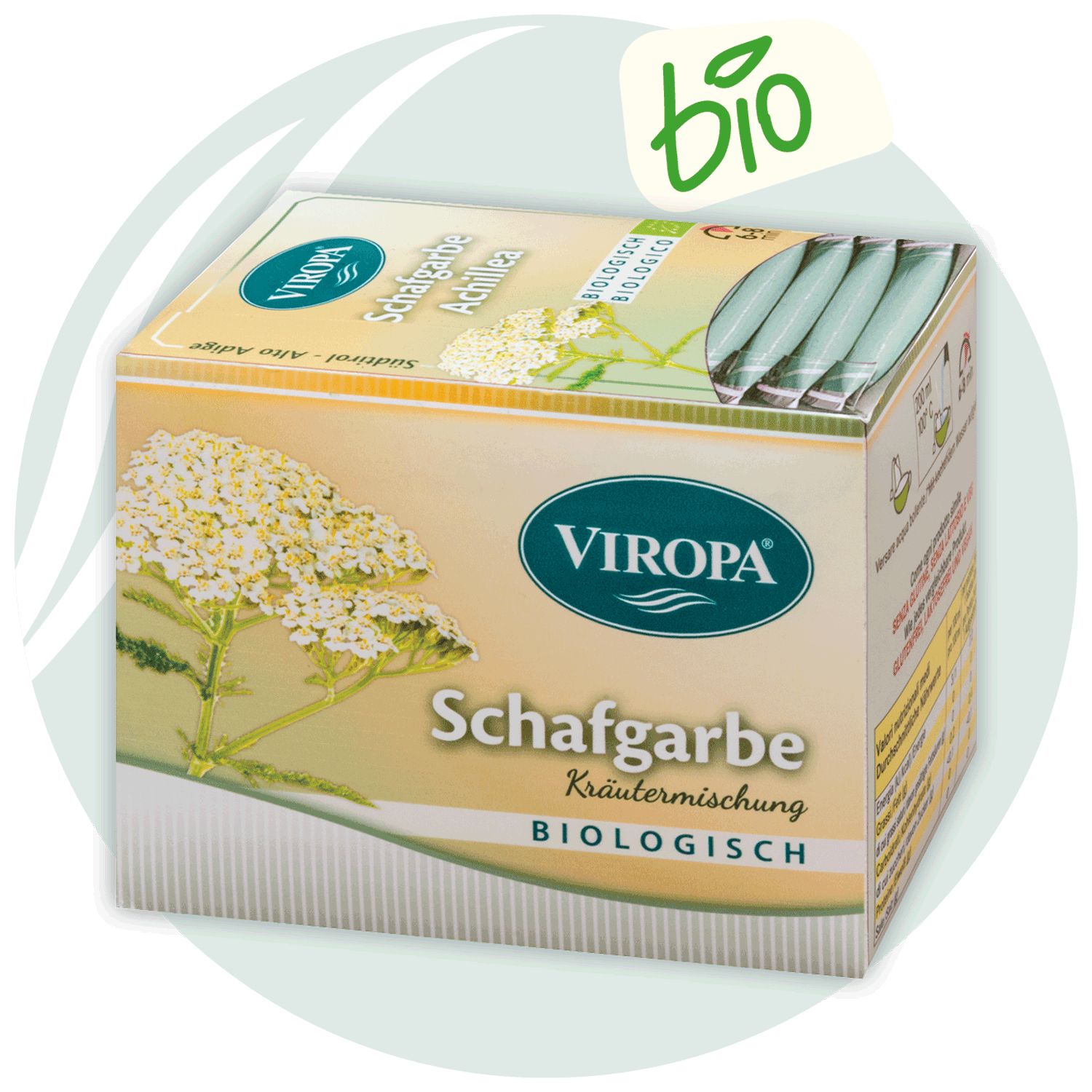 Viropa Kräutertee Schafgarbe 15 Beutel 30g